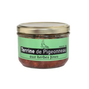 Terrine de pigeonneau aux herbes fines